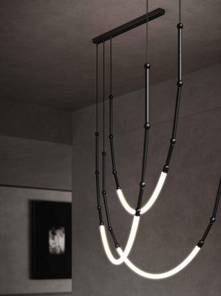 Lustra Lustre Leda LED Flexible Moderne Sculptural