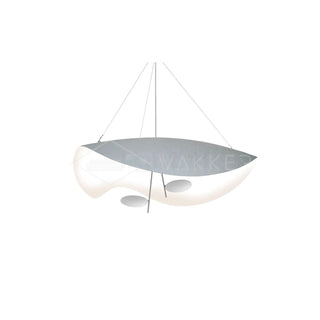 Lustra Suspension Lampe Abat-jour Courbé Noir et Or-Luire