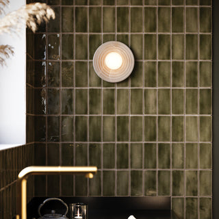 Lampe Murale en Albâtre et Verre Moderne Minimaliste Syraean