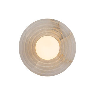 Lampe Murale en Albâtre et Verre Moderne Minimaliste Syraean
