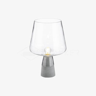 Elairella Lampe de Table Minimaliste en Ciment