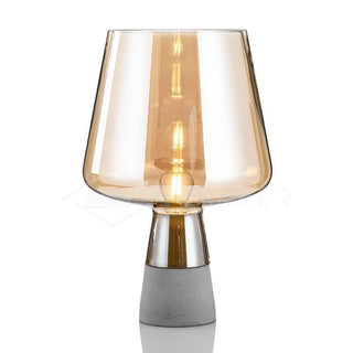Elairella Lampe de Table Minimaliste en Ciment