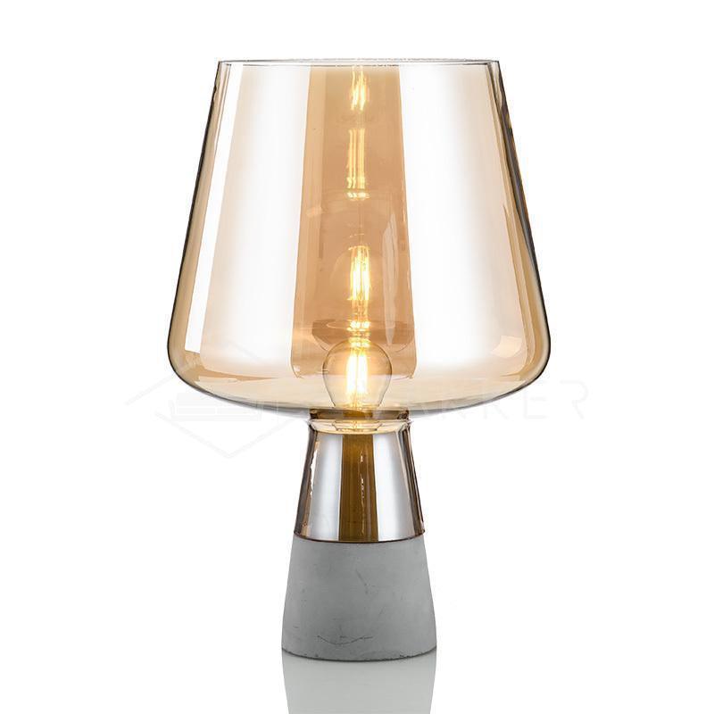 Elairella Lampe de Table Minimaliste en Ciment