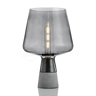 Elairella Lampe de Table Minimaliste en Ciment