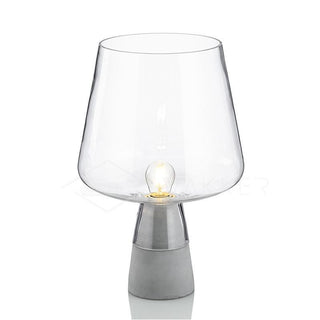 Elairella Lampe de Table Minimaliste en Ciment