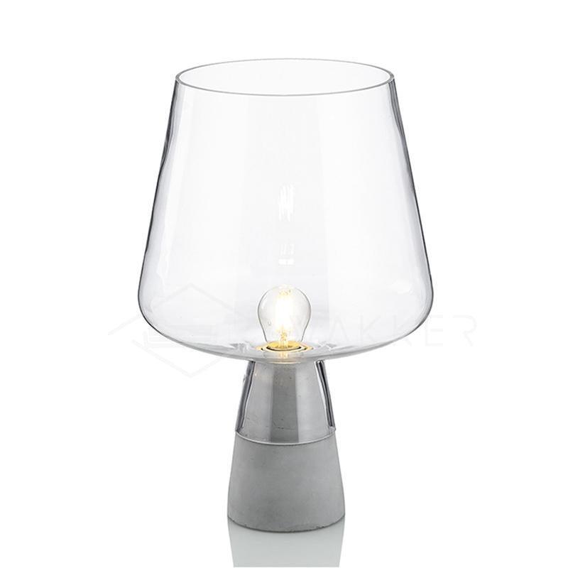 Elairella Lampe de Table Minimaliste en Ciment