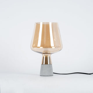 Elairella Lampe de Table Minimaliste en Ciment
