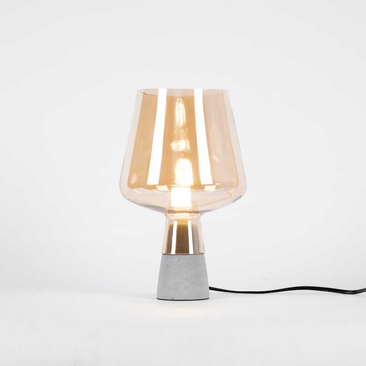 Elairella Lampe de Table Minimaliste en Ciment