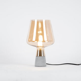 Elairella Lampe de Table Minimaliste en Ciment