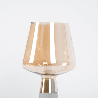 Elairella Lampe de Table Minimaliste en Ciment