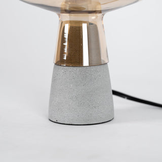 Elairella Lampe de Table Minimaliste en Ciment