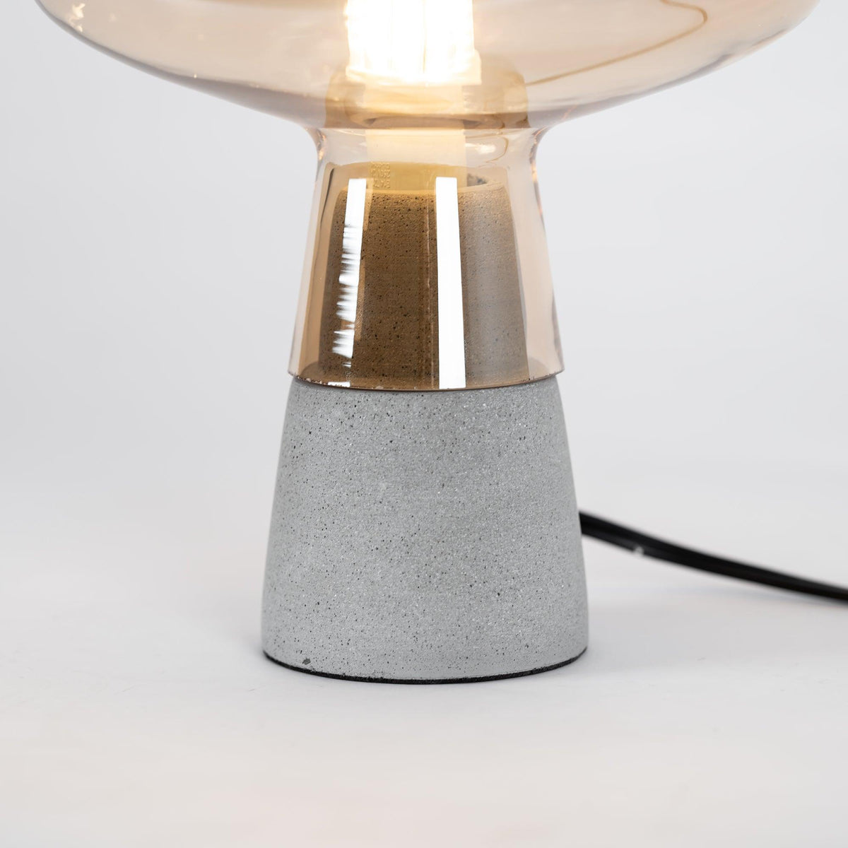 Elairella Lampe de Table Minimaliste en Ciment