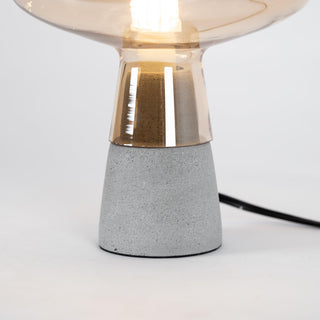 Elairella Lampe de Table Minimaliste en Ciment