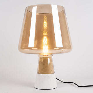 Elairella Lampe de Table Minimaliste en Ciment