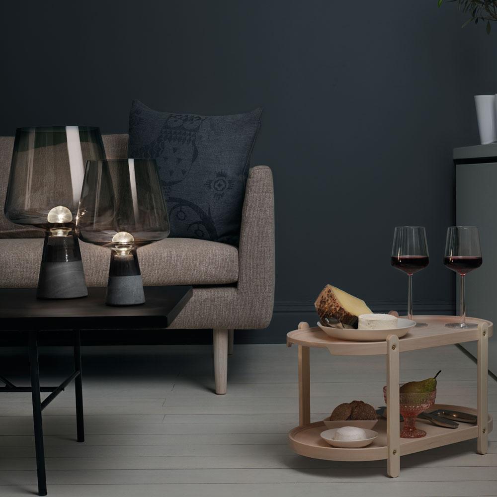 Elairella Lampe de Table Minimaliste en Ciment