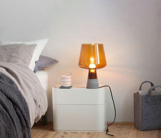 Elairella Lampe de Table Minimaliste en Ciment