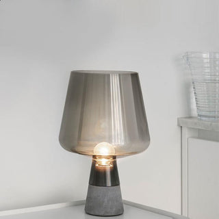 Elairella Lampe de Table Minimaliste en Ciment