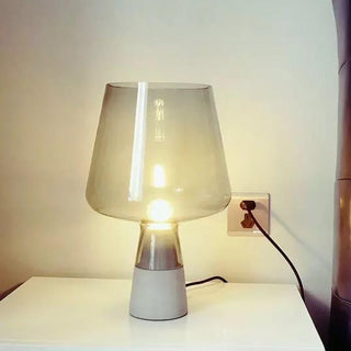 Elairella Lampe de Table Minimaliste en Ciment