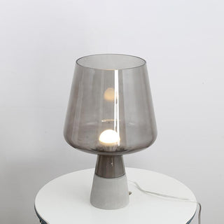 Elairella Lampe de Table Minimaliste en Ciment