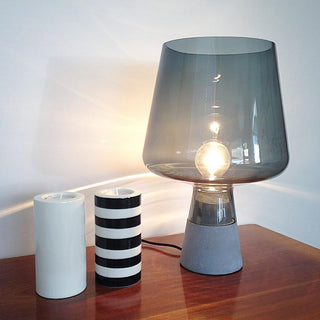 Elairella Lampe de Table Minimaliste en Ciment