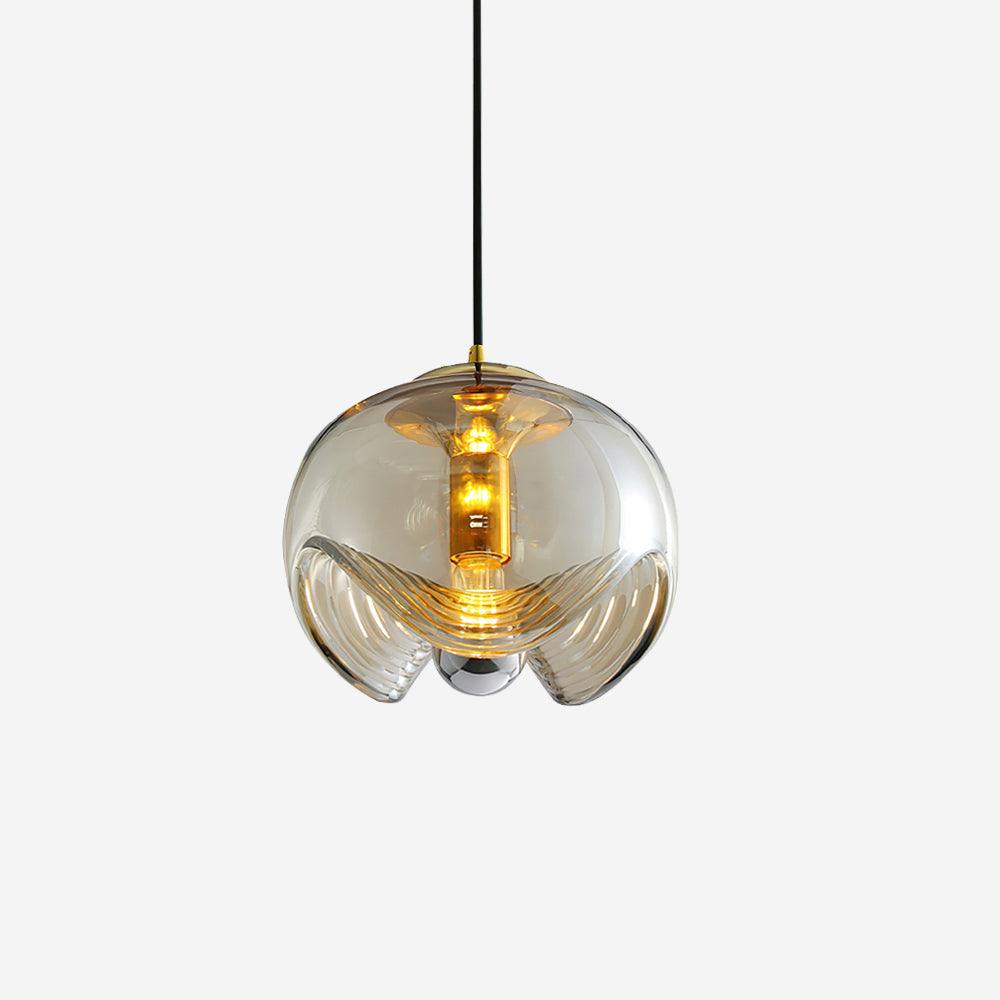 Fivelle Glass Pendant Light-Neutral Decor