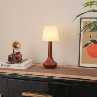 Bello Lampe de Table en Bois Rétro
