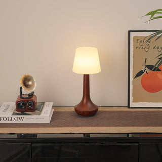 Bello Lampe de Table en Bois Rétro