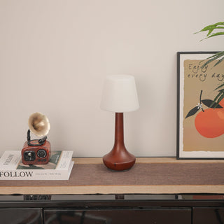 Bello Lampe de Table en Bois Rétro