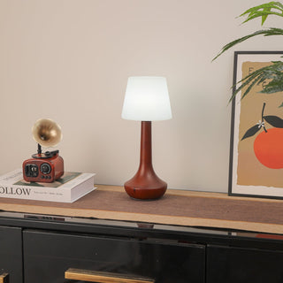 Bello Lampe de Table en Bois Rétro