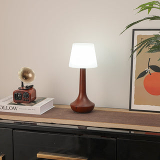 Bello Lampe de Table en Bois Rétro