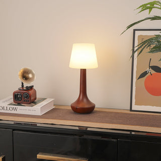 Bello Lampe de Table en Bois Rétro