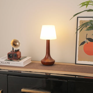 Bello Lampe de Table en Bois Rétro