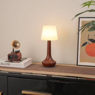 Bello Lampe de Table en Bois Rétro