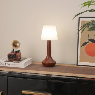 Bello Lampe de Table en Bois Rétro