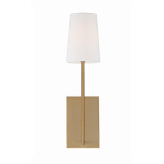Lampe Murale en Tissu et Laiton Art Vintage Sytheir