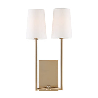 Lampe Murale en Tissu et Laiton Art Vintage Sytheir