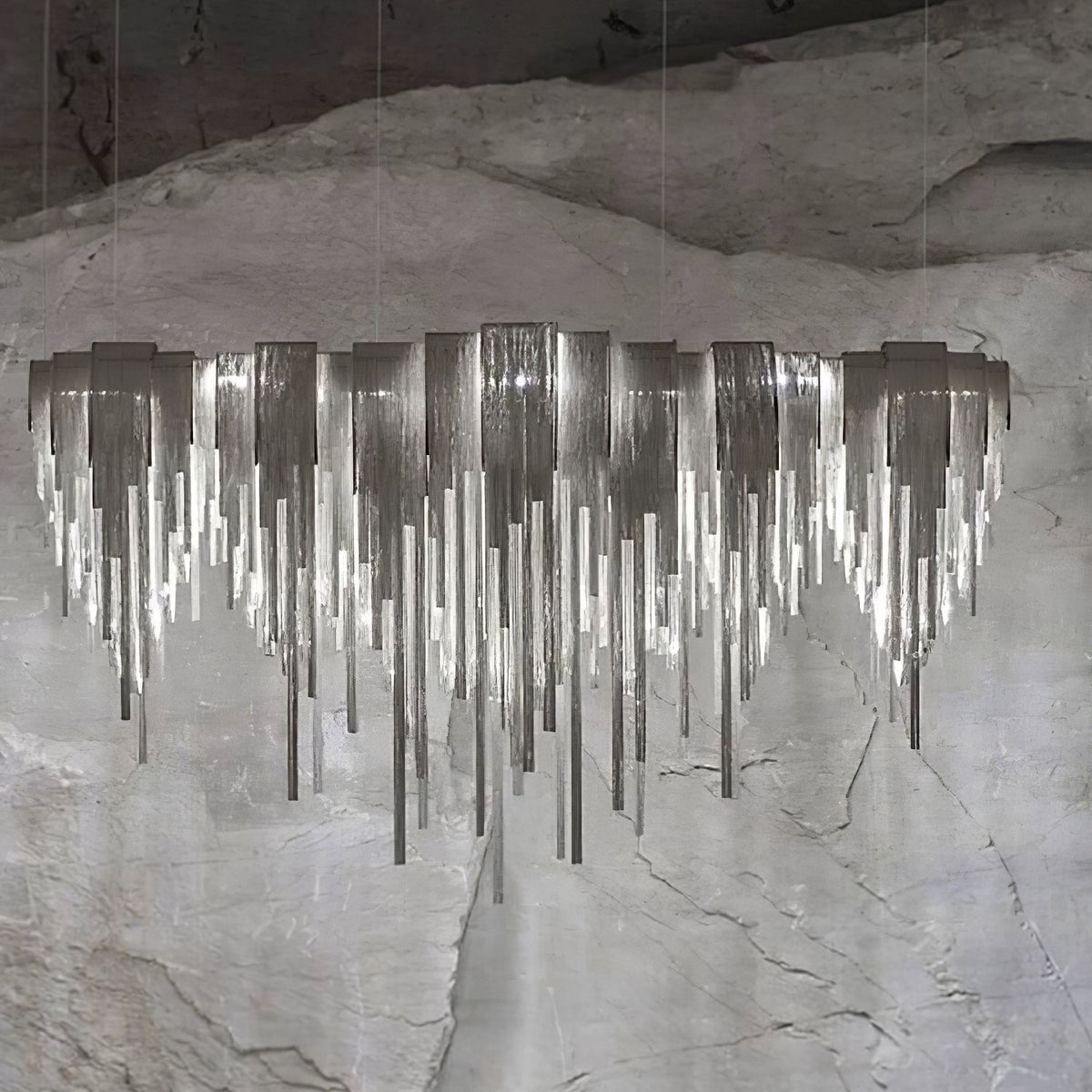 Ravius Lustre Superposé Chaîne Nickel Luxe