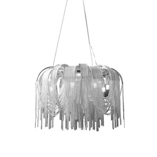 Lustra Lustre Superposé Chaîne Nickel Luxe