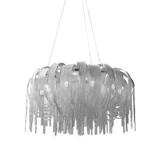 Lustra Lustre Superposé Chaîne Nickel Luxe