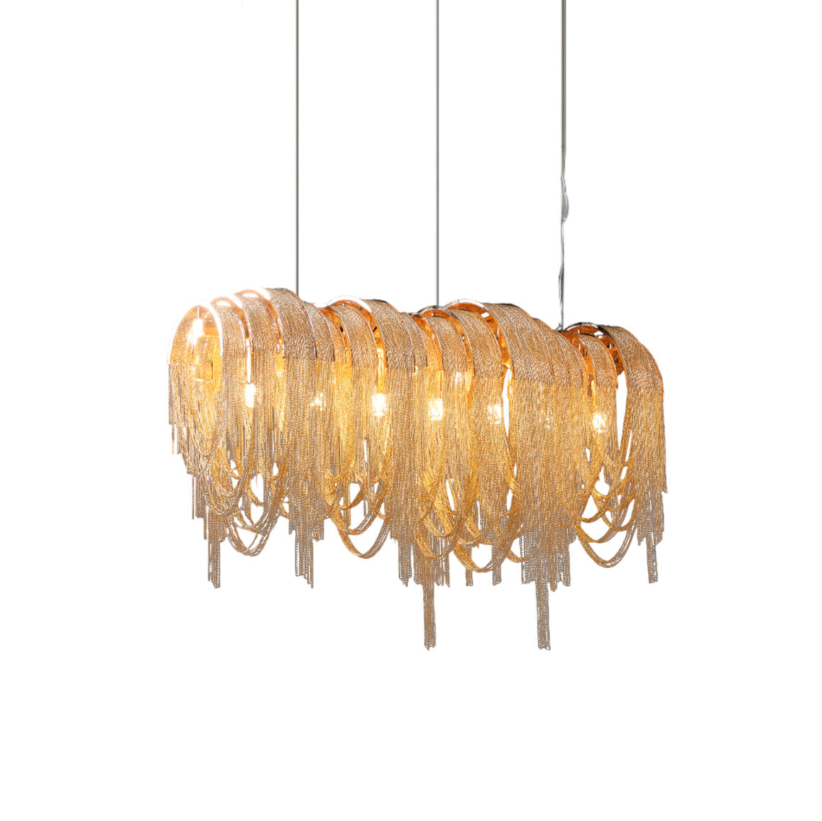 Ravius Lustre Superposé Chaîne Nickel Luxe