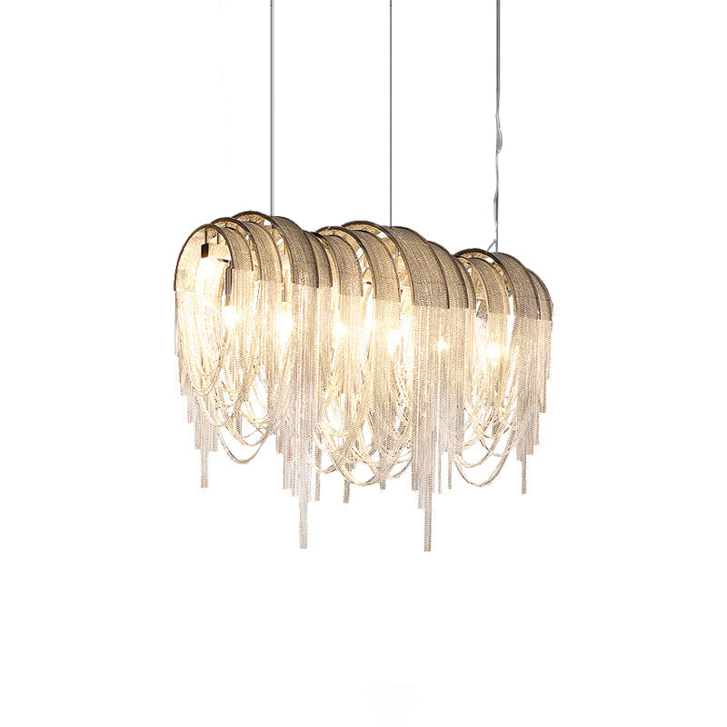 Ravius Lustre Superposé Chaîne Nickel Luxe