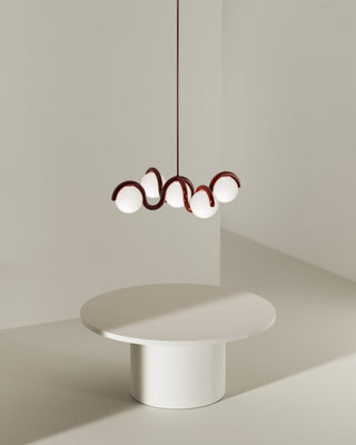 Lustre en Verre et Laiton Art Créativité Élégance Eurvinen