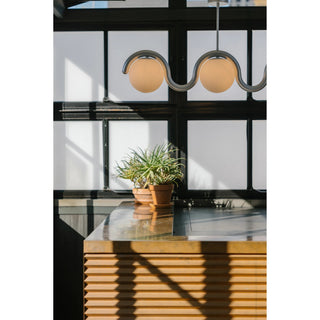 Lustre en Verre Linéaire Créativité Individuelle Citheis