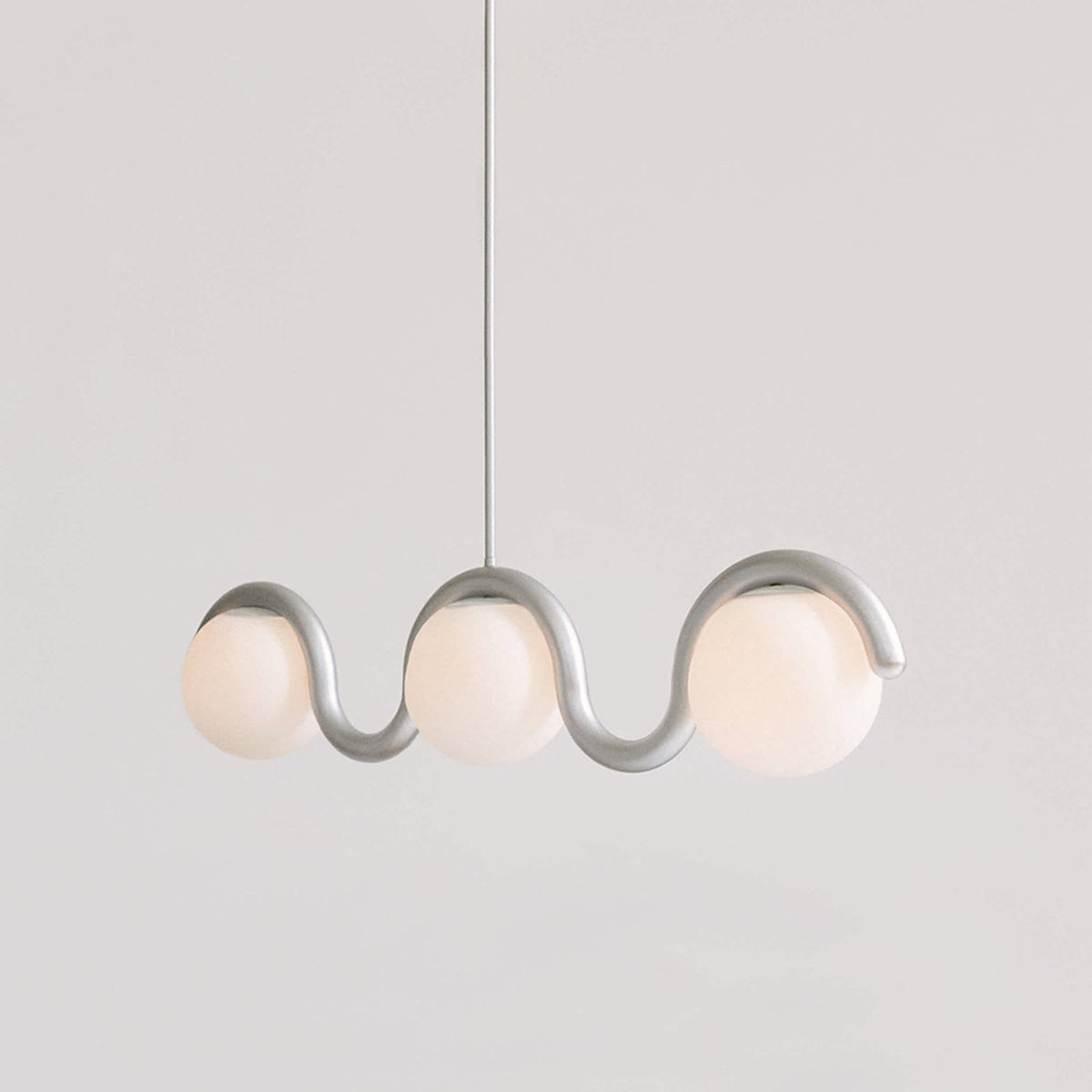 Uveta Lustre Linéaire Rouge & Argenté
