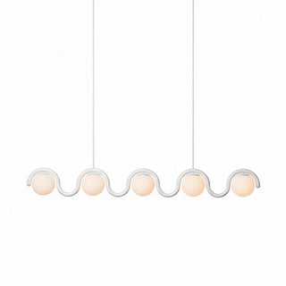 Uveta Lustre Linéaire Rouge & Argenté