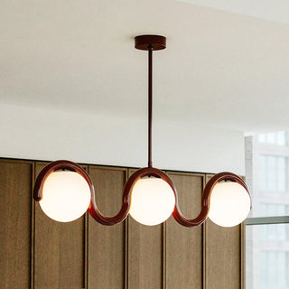 Lustre en Verre Linéaire Créativité Individuelle Citheis