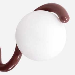 Uveta Lustre Linéaire Rouge & Argenté