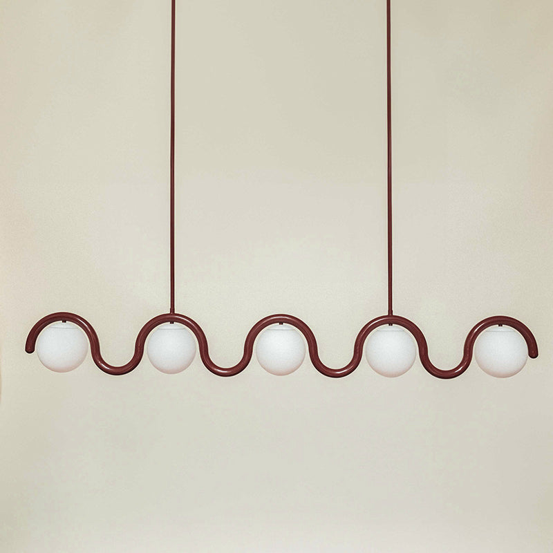 Lustre en Verre Linéaire Créativité Individuelle Citheis