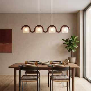 Lenox Lustre en Verre Linéaire