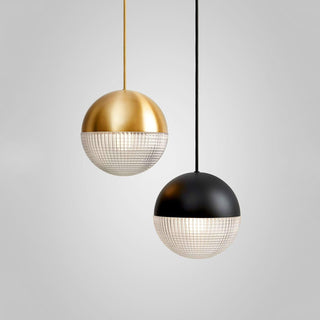 Solara Suspension en Laiton Verre Moderne
